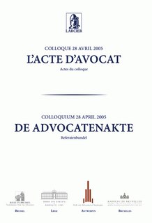 Front cover_L' acte d'avocat