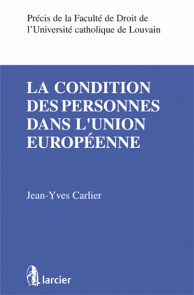 Couverture_La condition des personnes dans l'Union européenne