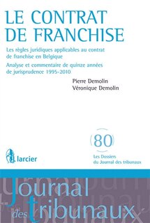 Front cover_Le contrat de franchise