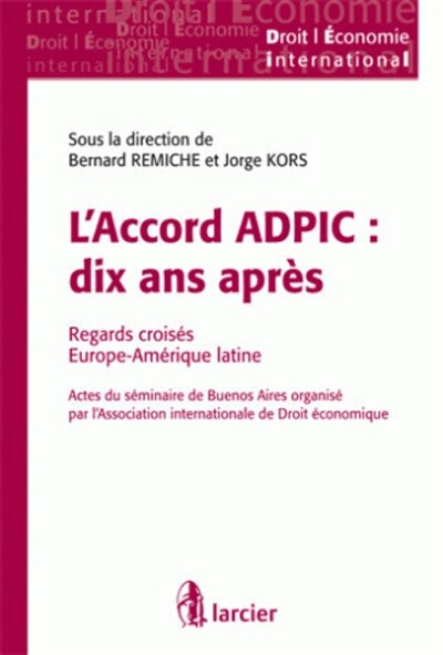 Couverture_L' accord ADPIC, dix ans après