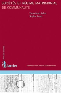 Couverture_Sociétés et régime matrimonial de communauté