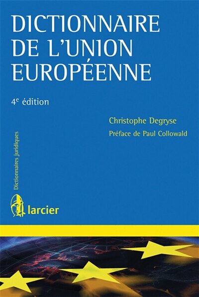Front cover_Dictionnaire de l'Union européenne
