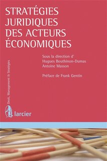 Front cover_Stratégies juridiques des acteurs économiques