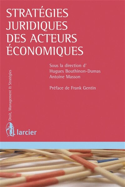 Front cover_Stratégies juridiques des acteurs économiques