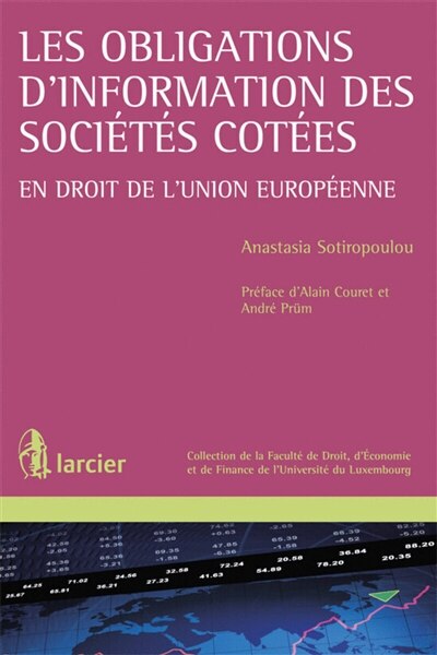Front cover_Les obligations d'information des sociétés cotées en droit de l'Union européenne