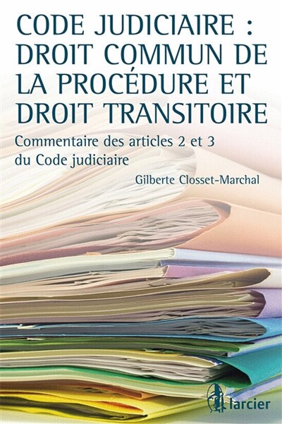 Front cover_Code judiciaire