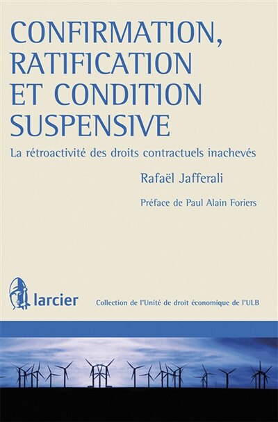 Couverture_Confirmation, ratification et condition suspensive