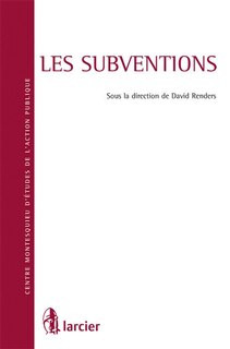 Front cover_Les subventions