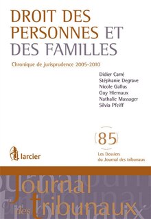 Front cover_Droit des personnes et des familles