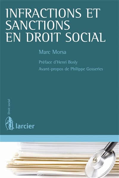 Front cover_Infractions et sanctions en droit social