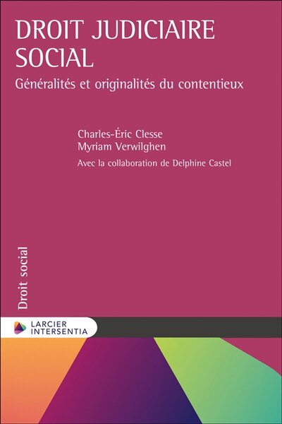 Front cover_Le droit judiciaire social