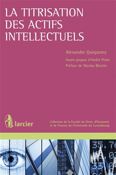 Front cover_La titrisation des actifs intellectuels