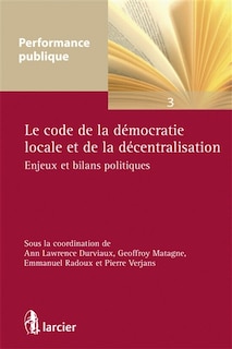Front cover_Le code de la démocratie locale et de la décentralisation