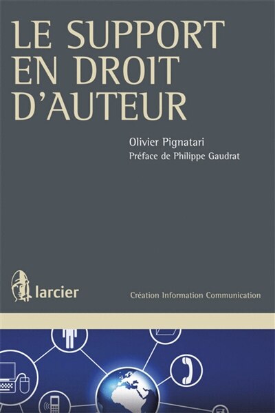 Front cover_Le support en droit d'auteur