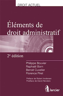 Front cover_Eléments de droit administratif
