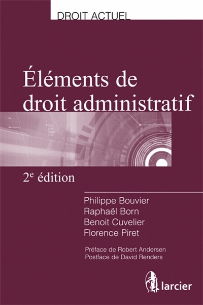 Front cover_Eléments de droit administratif