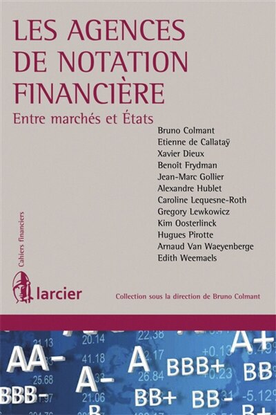 Front cover_Les agences de notation financière