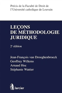 Couverture_Leçons de méthodologie juridique