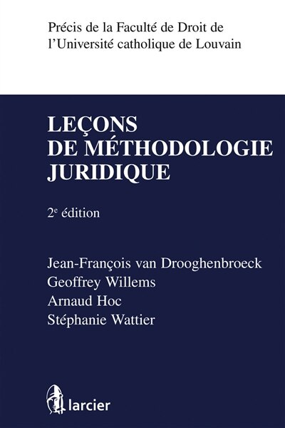 Couverture_Leçons de méthodologie juridique