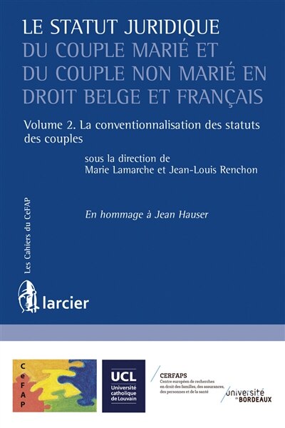 Couverture_La conventionnalisation des statuts des couples