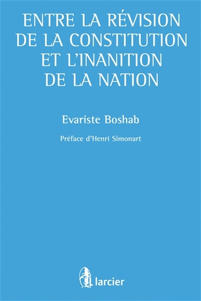 Front cover_Entre la révision de la Constitution et l'inanition de la nation
