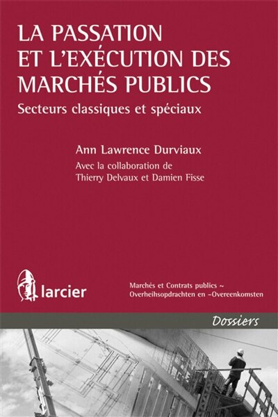 Couverture_La passation et l'exécution des marchés publics