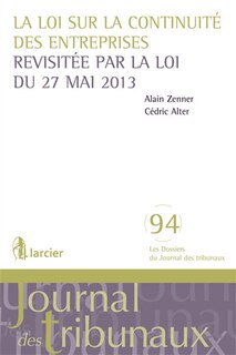 Couverture_La loi sur la continuité des entreprises