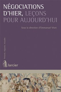 Front cover_Négociations d'hier, leçons pour aujourd'hui