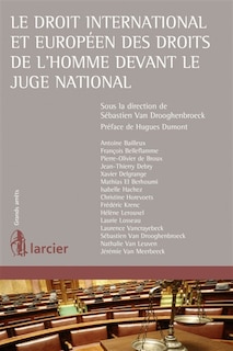 Front cover_Le droit international et européen des droits de l'homme devant le juge national