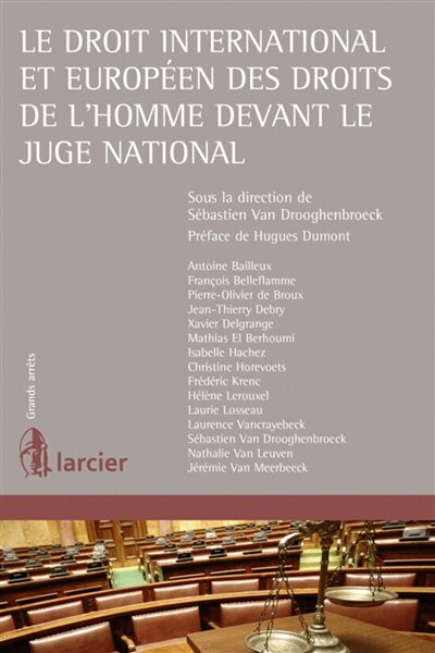 Front cover_Le droit international et européen des droits de l'homme devant le juge national