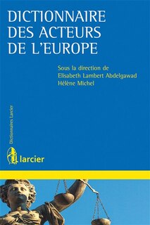 Front cover_Dictionnaire des acteurs de l'Europe