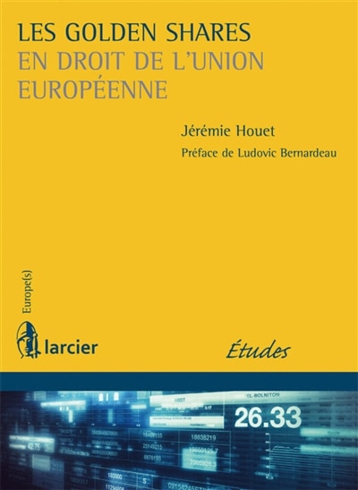 Couverture_Les golden shares en droit de l'Union européenne