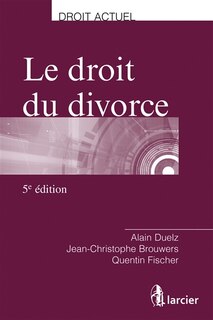 Front cover_Le droit du divorce