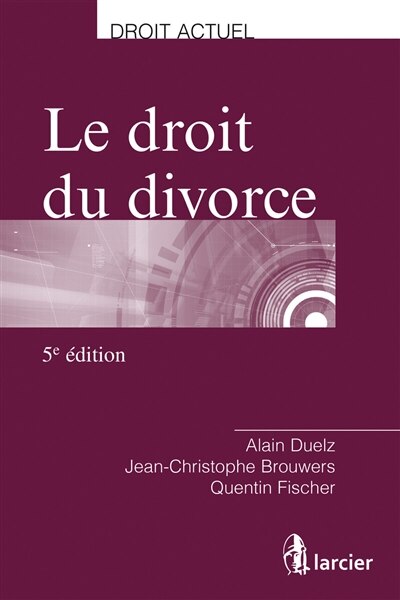 Front cover_Le droit du divorce
