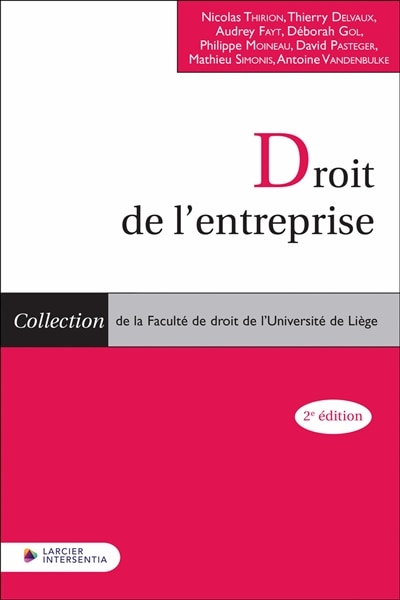 Front cover_Droit de l'entreprise