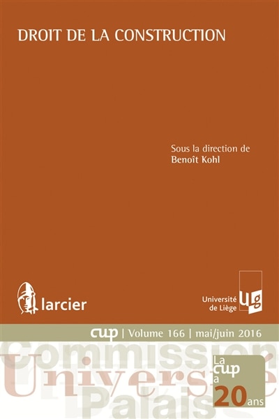 Front cover_Droit de la construction