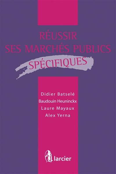 Front cover_Réussir ses marchés publics spécifiques