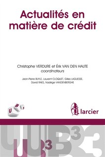 Couverture_Actualités en matière de crédit