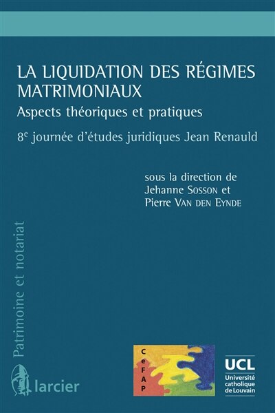 Couverture_La liquidation des régimes matrimoniaux
