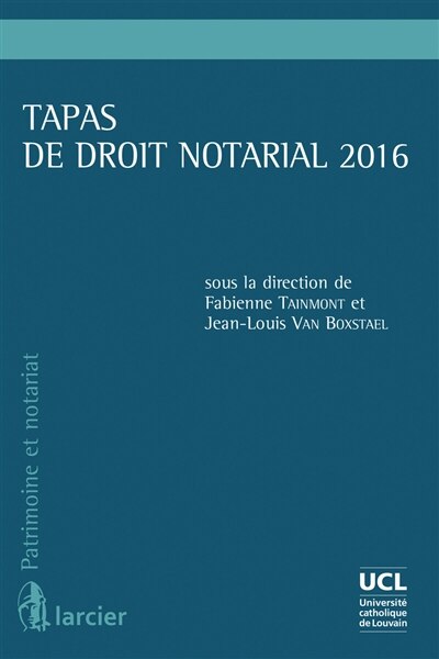 Couverture_Tapas de droit notarial 2016