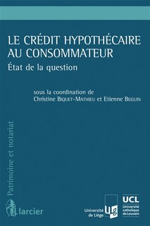 Front cover_Le crédit hypothécaire au consommateur