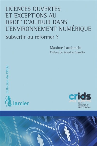 Couverture_Licences ouvertes et exceptions au droit d'auteur dans l'environnement numérique