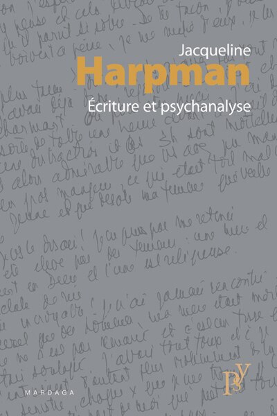 Front cover_Ecriture et psychanalyse