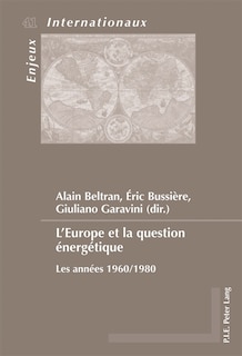 Couverture_L'Europe et la question �nerg�tique