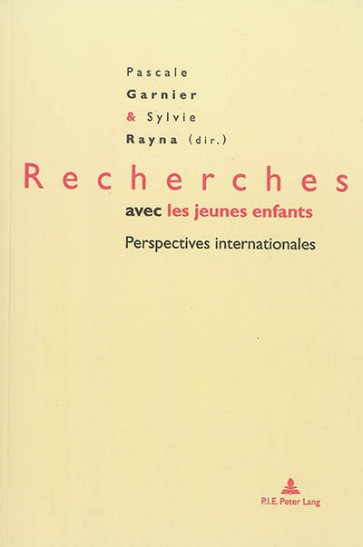 Couverture_Recherches avec les jeunes enfants