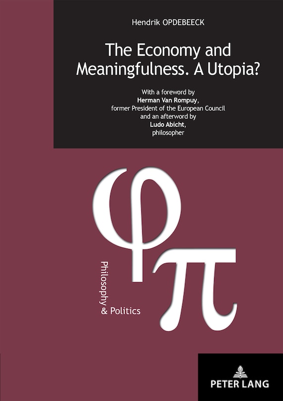 Couverture_The Economy and Meaningfulness. A Utopia?