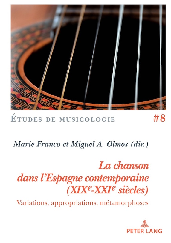 Front cover_La chanson dans l'Espagne contemporaine (XIXe-XXIe siècles)