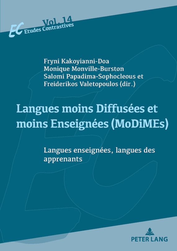 Couverture_Langues moins Diffus�es et moins Enseign�es (MoDiMEs)/Less Widely Used and Less Taught languages