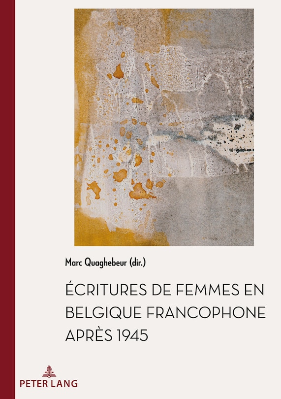 Front cover_Écritures de femmes en Belgique francophone après 1945