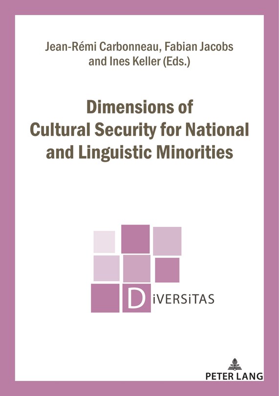 Couverture_Dimensions Of Cultural Security For National And Linguistic Minorities